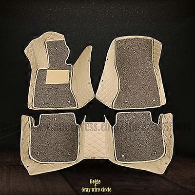 Luxurious Double-layer Style Custom Car Floor Mat for BMW X3 G01 2018-2022 Year Interior Details Car Accessories