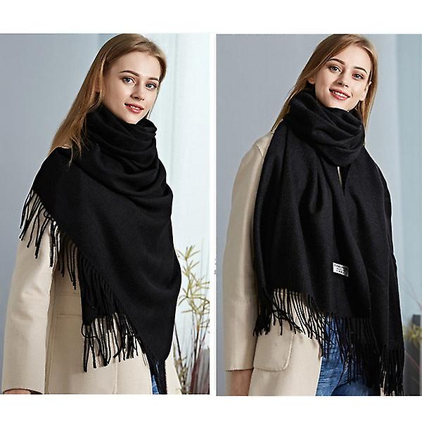 Doamnelor Cașmir Pure Color apa Ripple All-match elegant șal