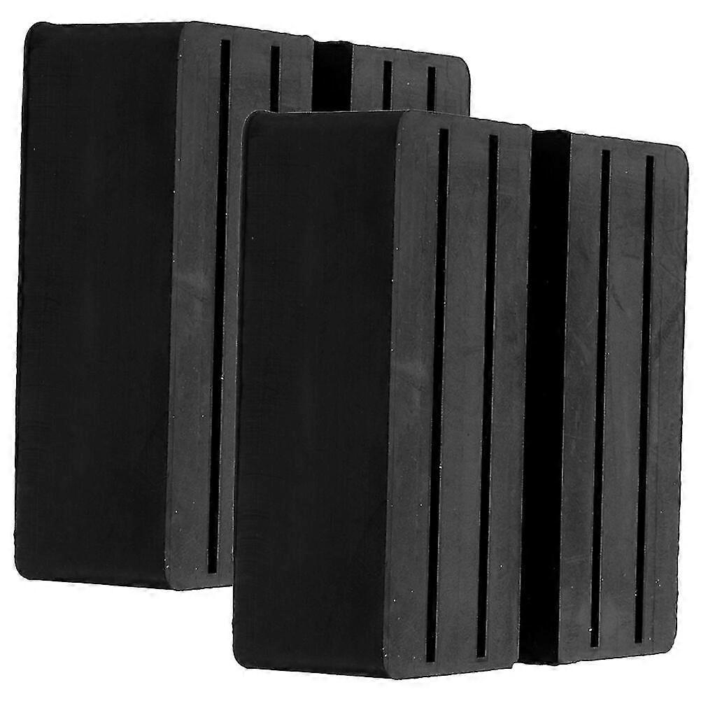 2Pcs Automobile Jack Stand Rubber Pads Automobile Jack Stand Rubber Mat Jack Stand Support Pad