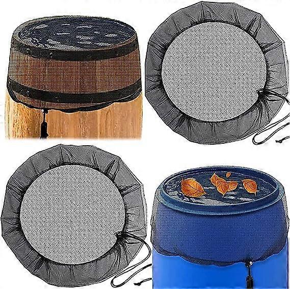 2 rain bucket covers, rain bucket net, adjustable protective net rain bucket