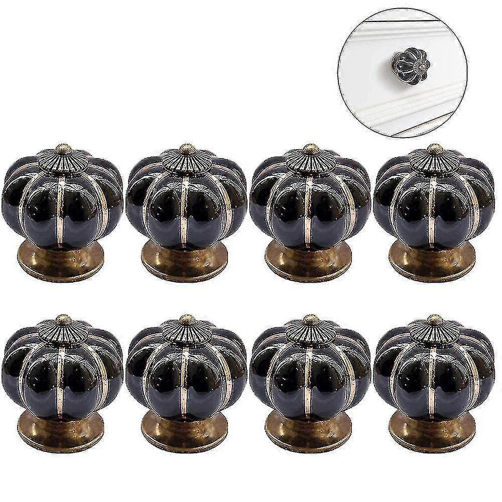 8 Pcs Drawer Knobs Dresser Furniture Knobs Ceramic 38mm Door Knobs