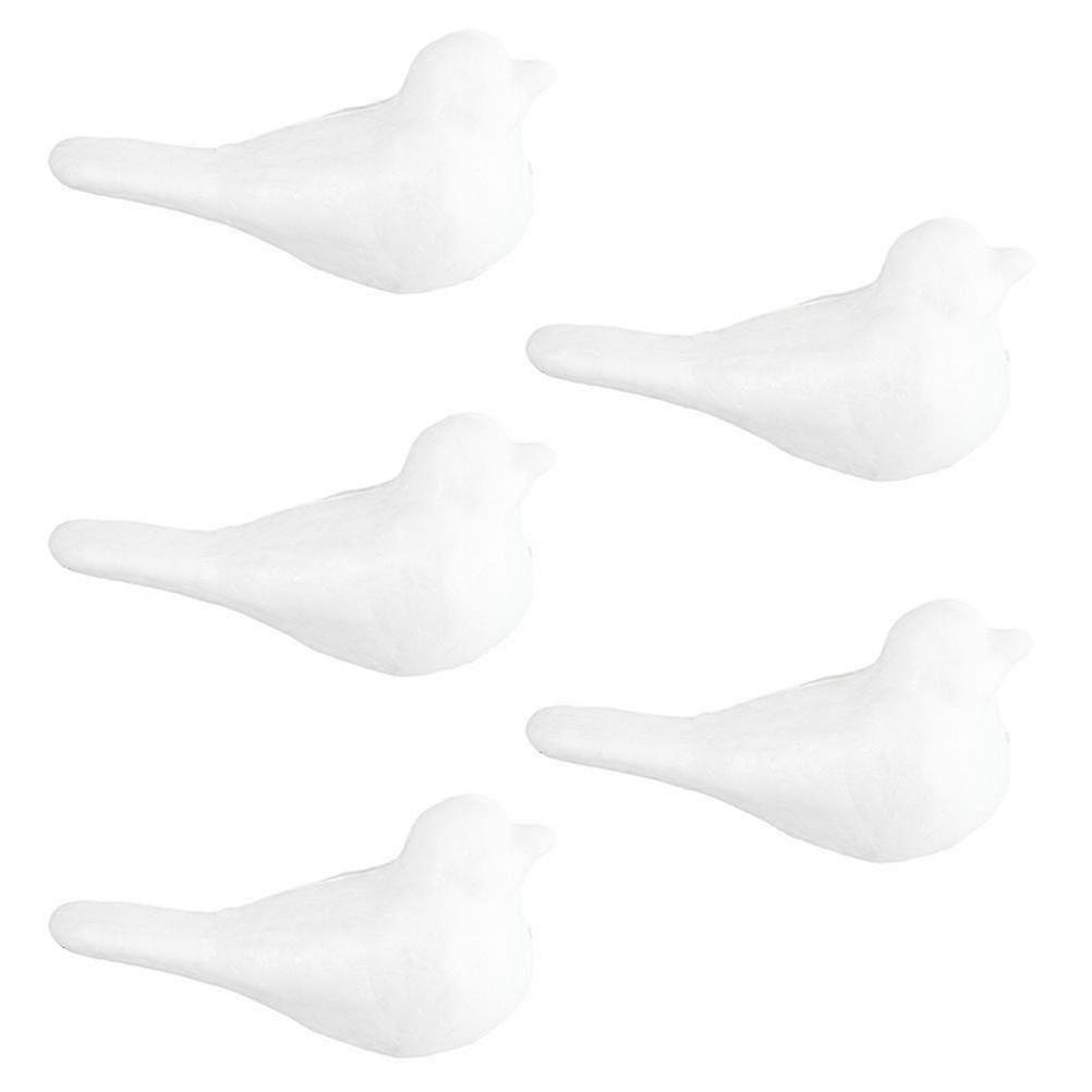 5 Pcs Nativity Crafts Kids Kids Painting Foam Craft Smooth Styrofoam Bird Polystyrene Foam Balls Blank Modelling Ornament Tw