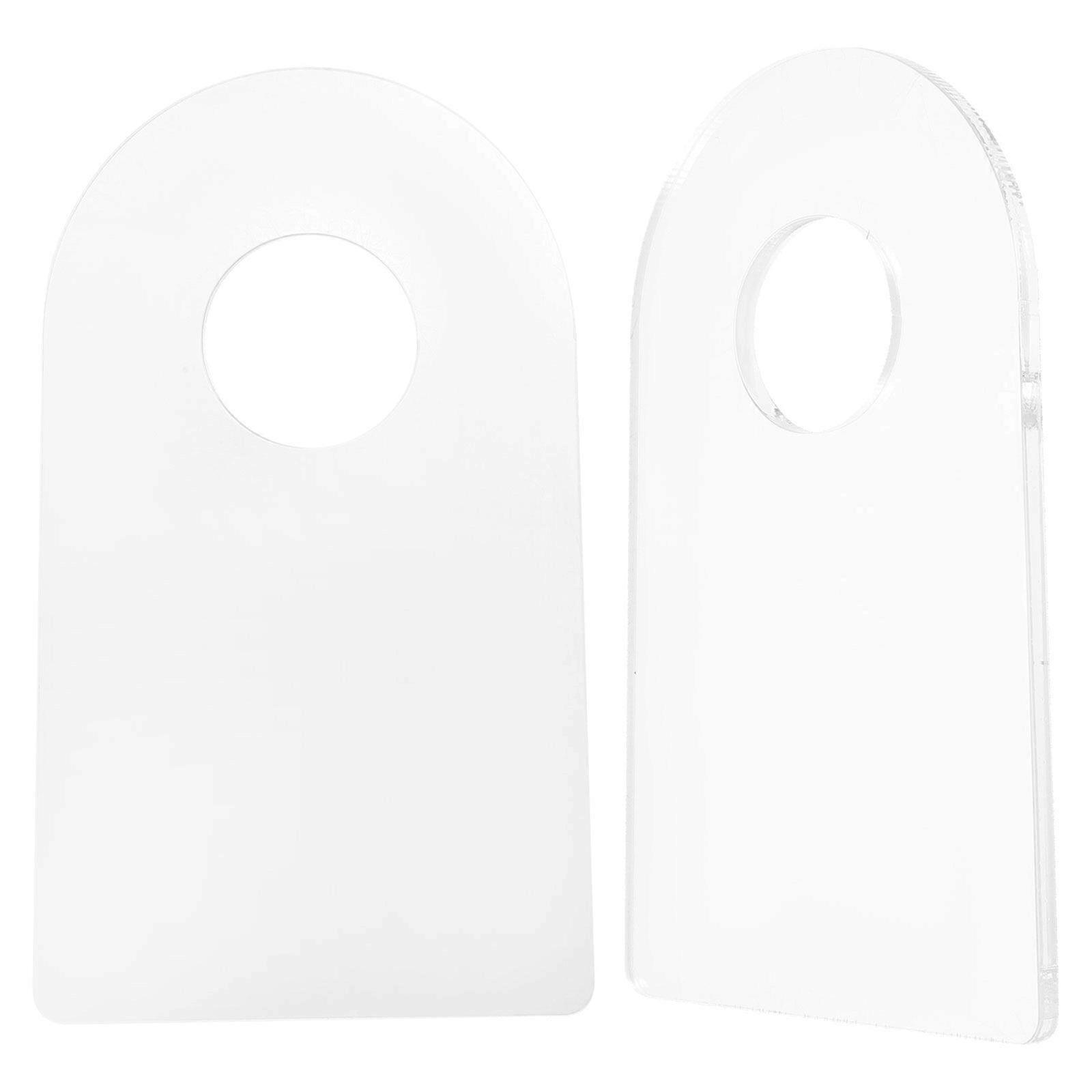 2pcs Clear Wine Bottle Holder Countertop Wine Bottle Display Rack Acrylic Wine Storage Stand