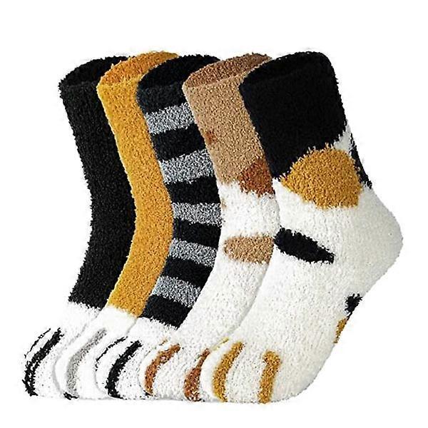 Fuzzy Socks for Women,Cute Fuzzy Socks Soft Cat Socks