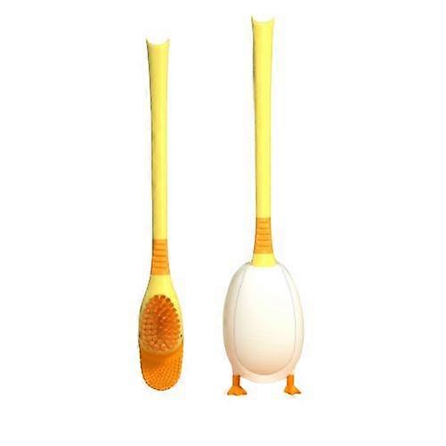 Toilet Brush Plunger Wall Mounted Brush Flexible Deep Clean