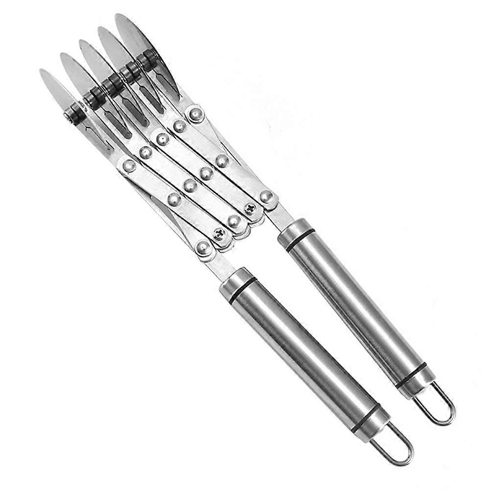 Stainless Steel 5 Wheels Roller Pizza Cutter Dough Divider Kitchen Bakeware Tool