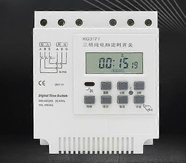 Kryc-relay Temporis Programmable Weekly Relay Power Timer Switch Timer Switch Triphas Numric Clock Smart