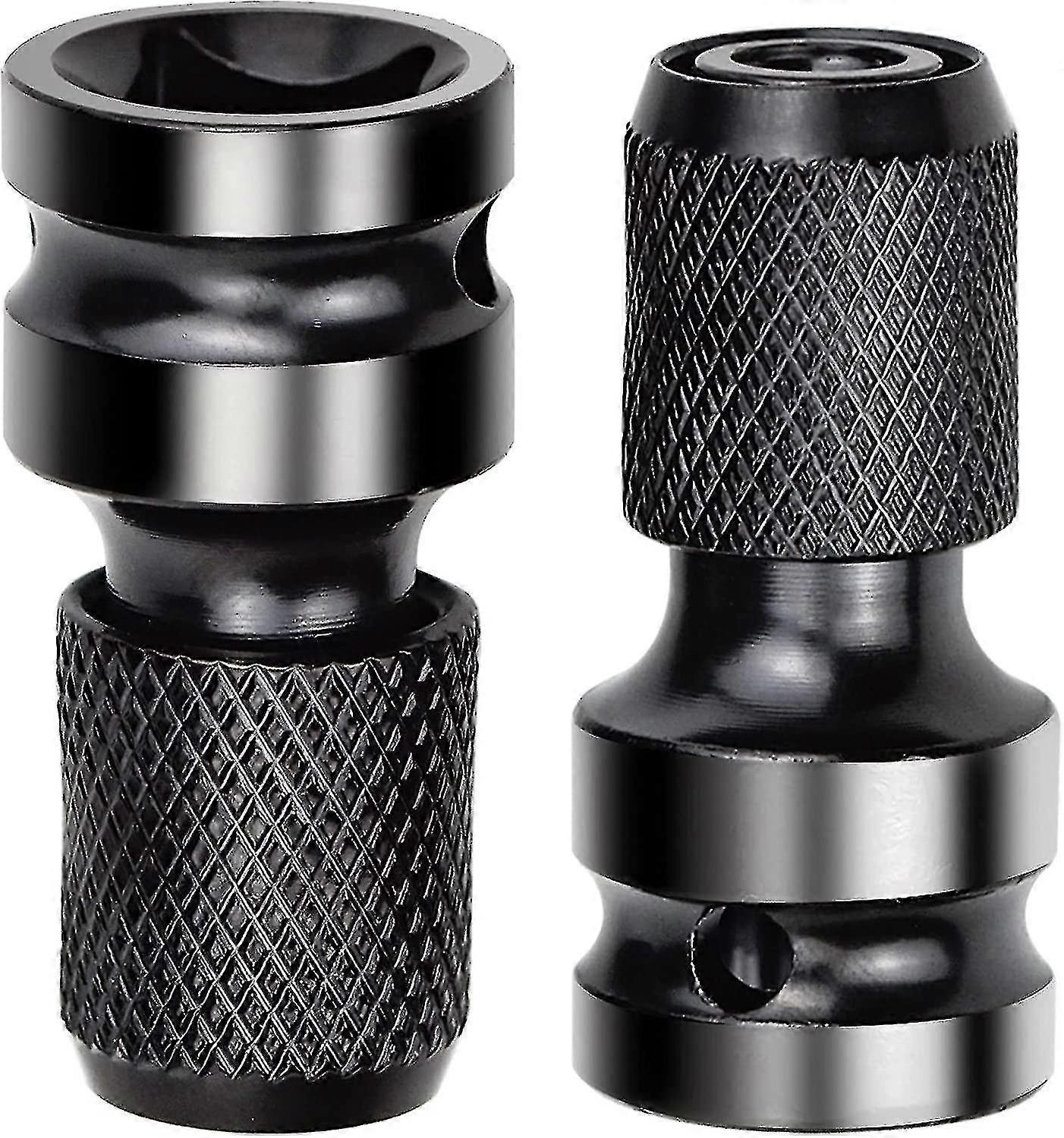 Pieces Socket Adapters 1/2" Square To 1/4" Impact Wrench Impact Adapter Quick Release Converter For Impact Ratchet Wrench And Screwdriver Bit Holder