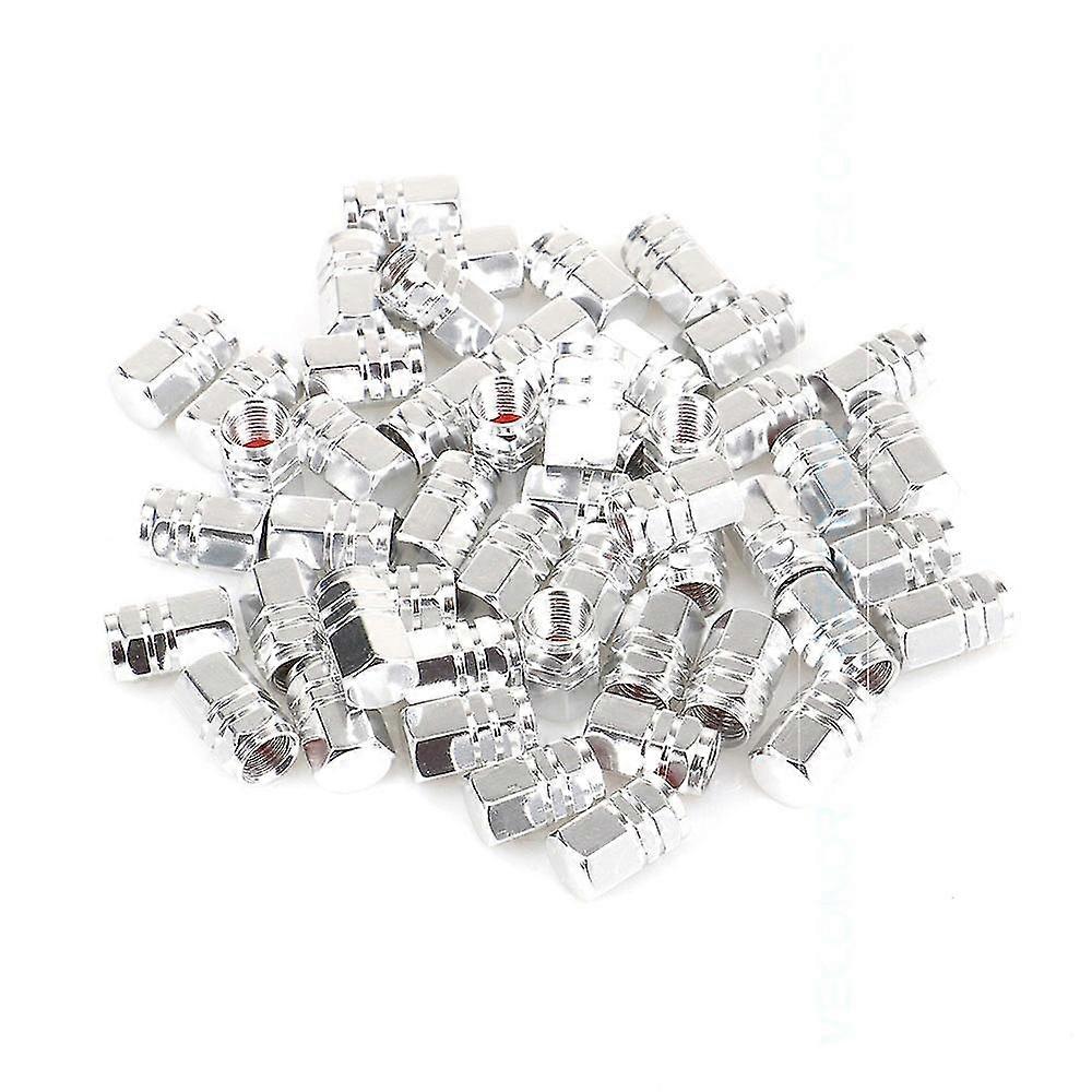 Veconor 48pcs אוניברסלי אלומיניום Hexgon סגנון מכונית צמיג שסתום מכסים אופנוע גלגל אופניים