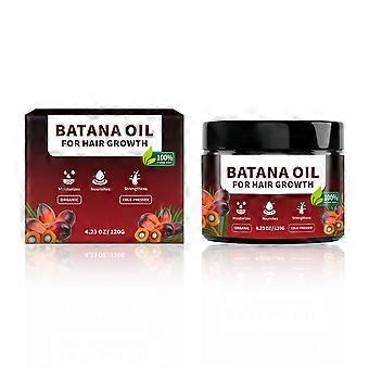 Batana Oil for Hair Growth - 100% Raw & Organic Batana Oil - Cold-Pressed & Pure Unrefined Batana Hair Mask - Enhances Hair Thickness, Prevents Loss, 