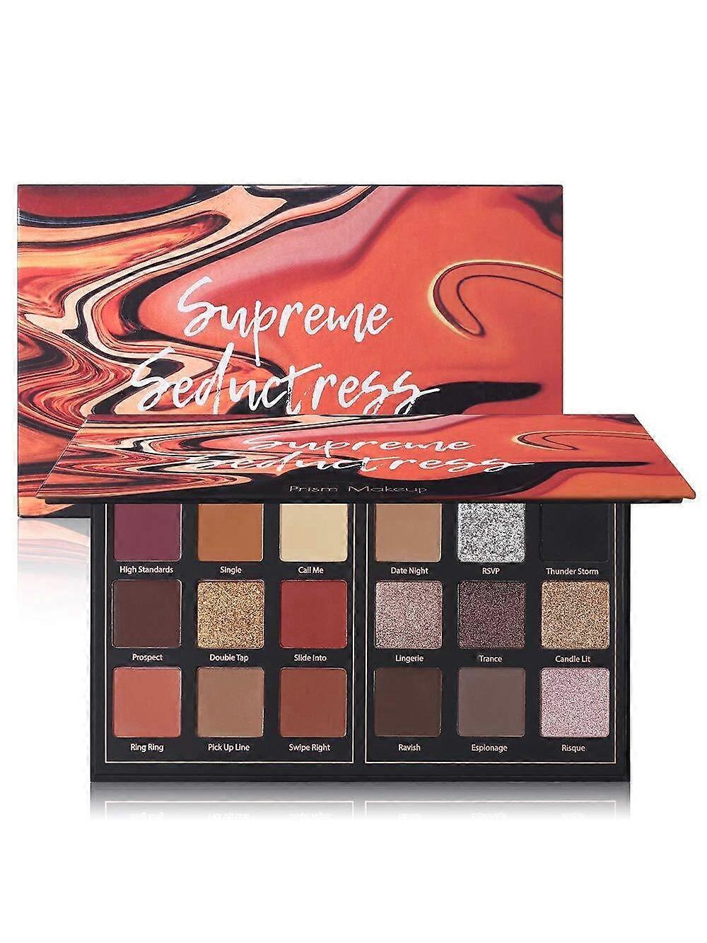 Matte Eyeshadow Palette Pro 18 Colors Pigmented Shimmer Glitter Eye Shadow Palette, Blendable Long Lasting Waterproof Makeup Cosmetics Halloween Makeu