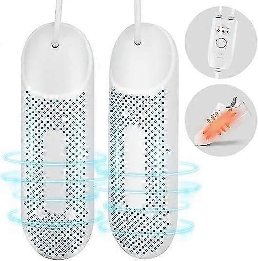 Portable Electric Shoe Dryer with Timer and Fire Resistant Design