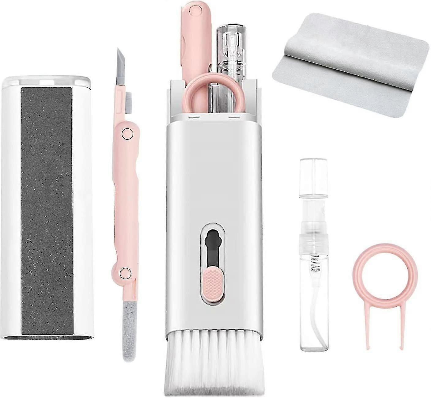 7 in 1 電子クリーナーキット Airpods対応 - ノートパソコンクリーナー、イヤホン/電話/キーボード用ポータブルクリーニングペン