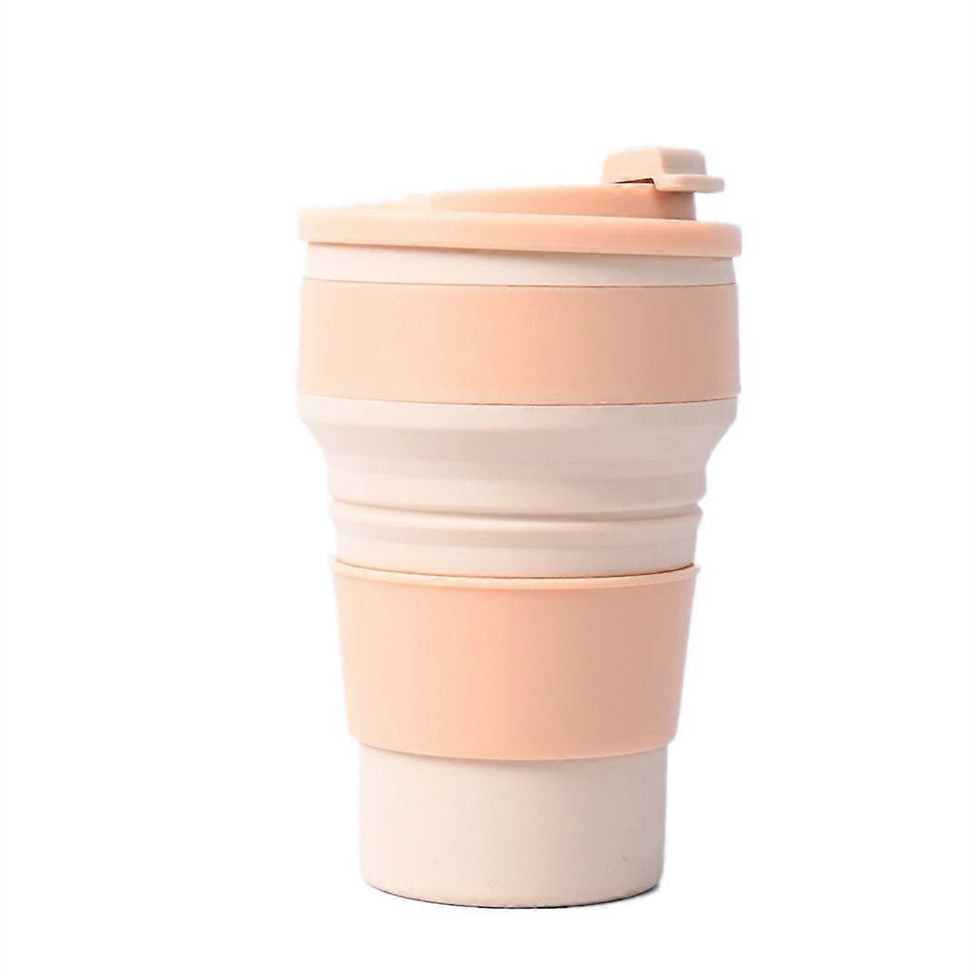 Collapsible Coffee Cups Reusable Silicone Collapsible Cups with Lid for Travel