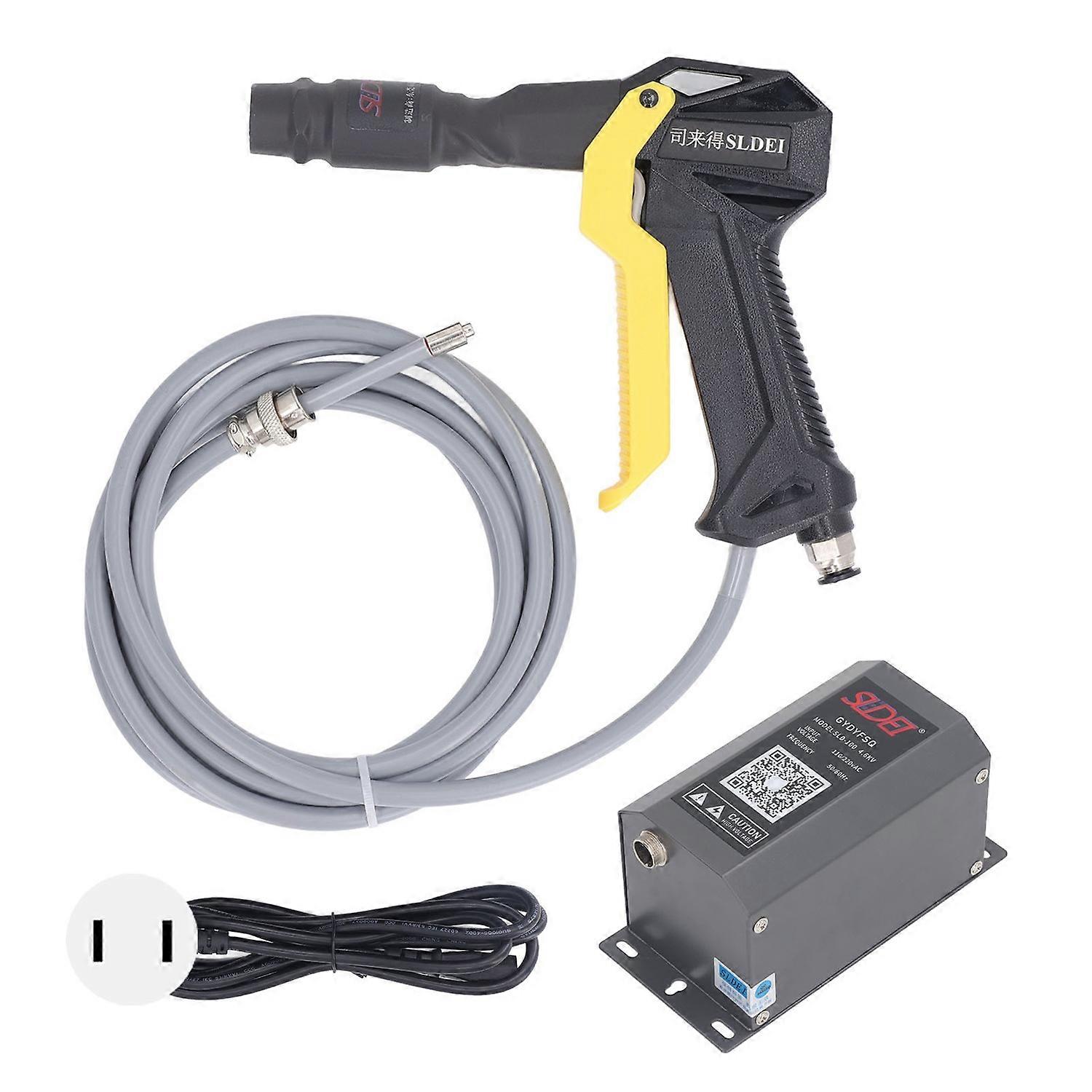 Ionizing Air Gun 4.6kV LED Display Auto Overload Protection Antistatic Air Gun for Quick Electrostat