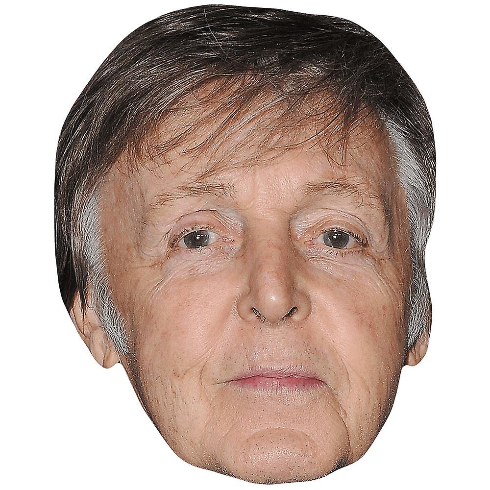 Paul McCartney (Old) Celebrity Mask, Flat Card Face