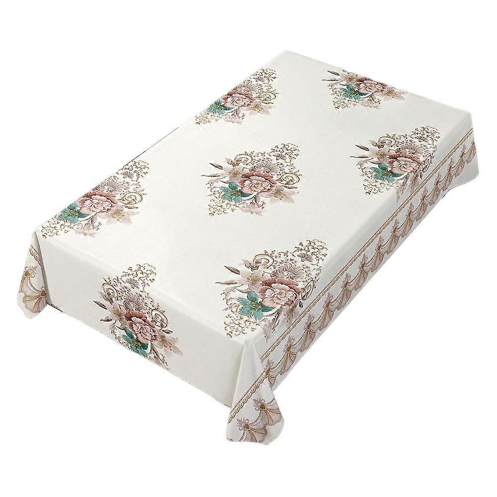 Waterproof, oil-proof, scalding and washable tablecloth