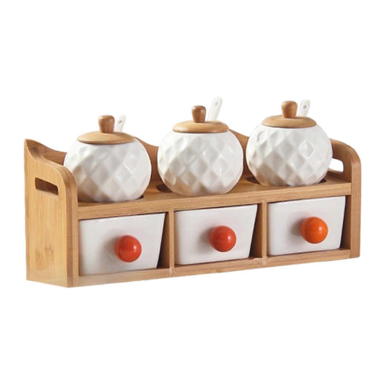 Seasoning Box Chili and Sugar Container Seasoning Jar Tea Condiment Canisters