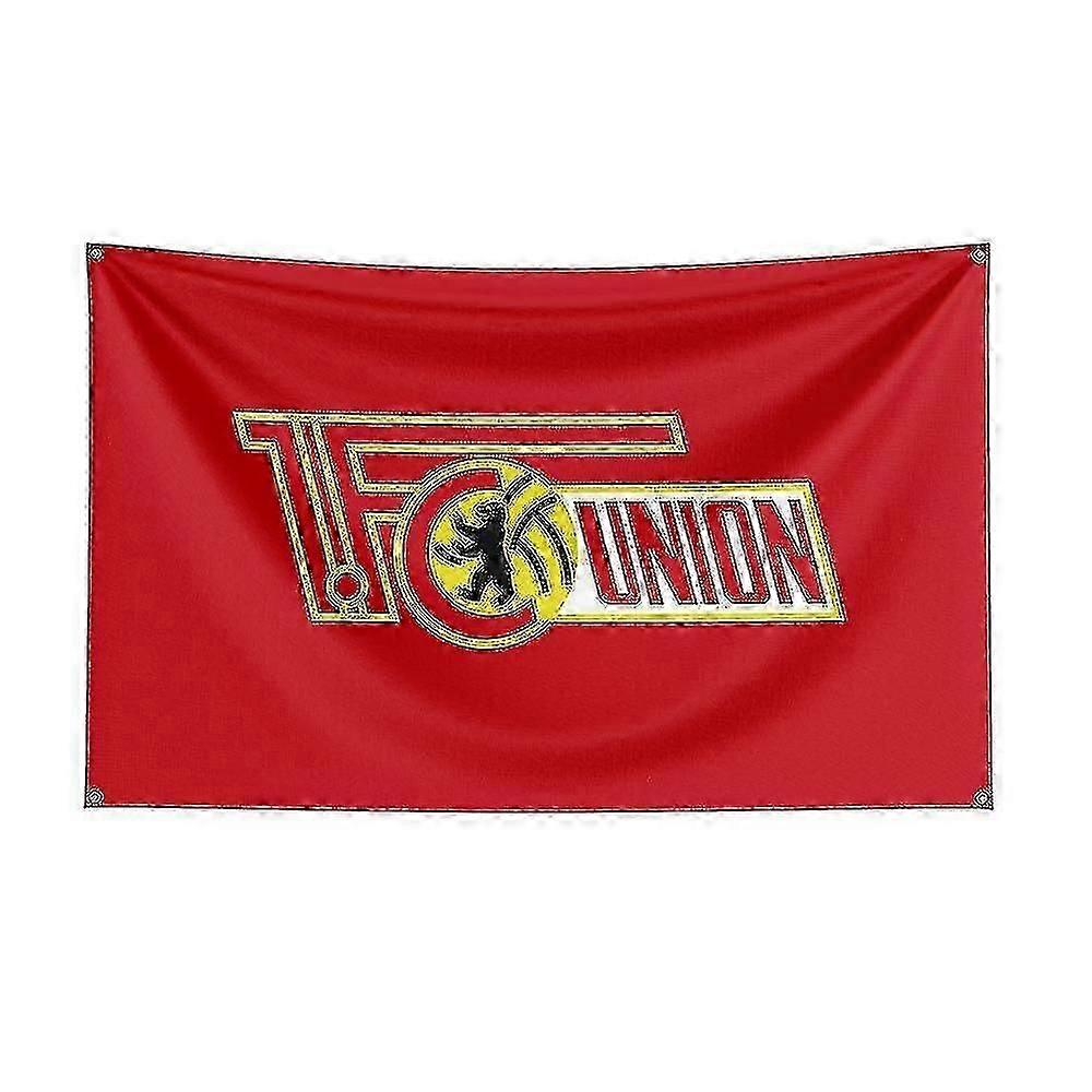 Drapeau de course imprimé en polyester 3x5 du FC Union Berlin, bannière décorative