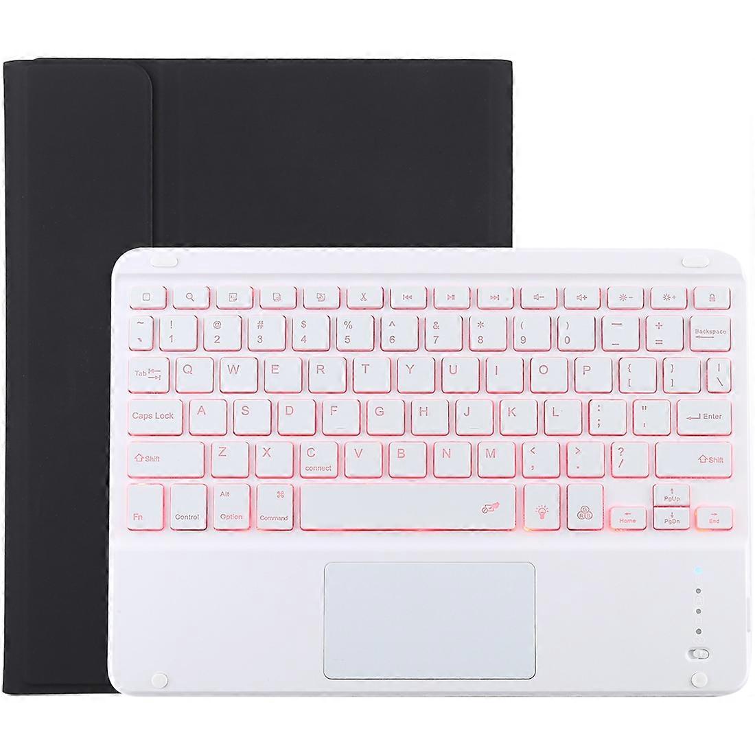 Bluetooth White Keyboard Microfiber Leather Protective Case