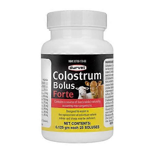 Durvet Colostrum Bolus Forte για μόσχους και πρόβατα, 25 Count