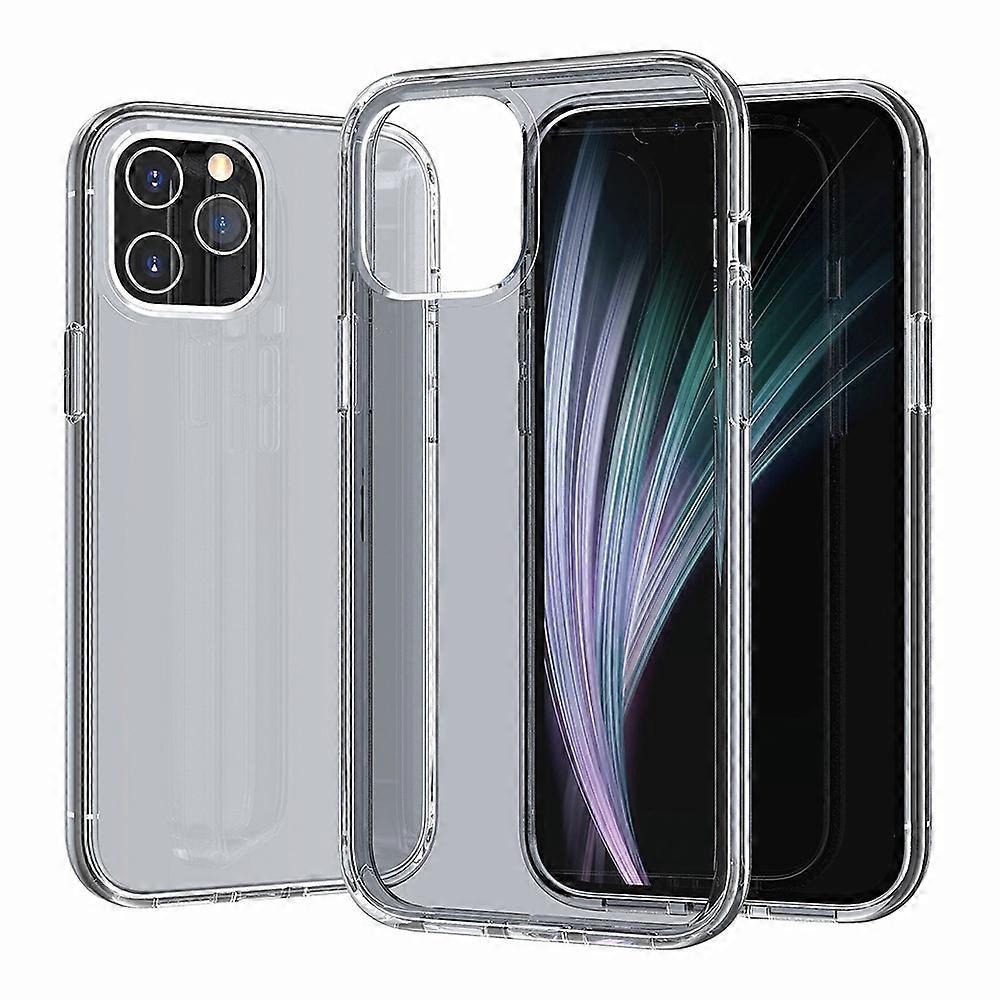For iPhone 11 Pro Max Case PC+TPU Shockproof Clear Phone Cover