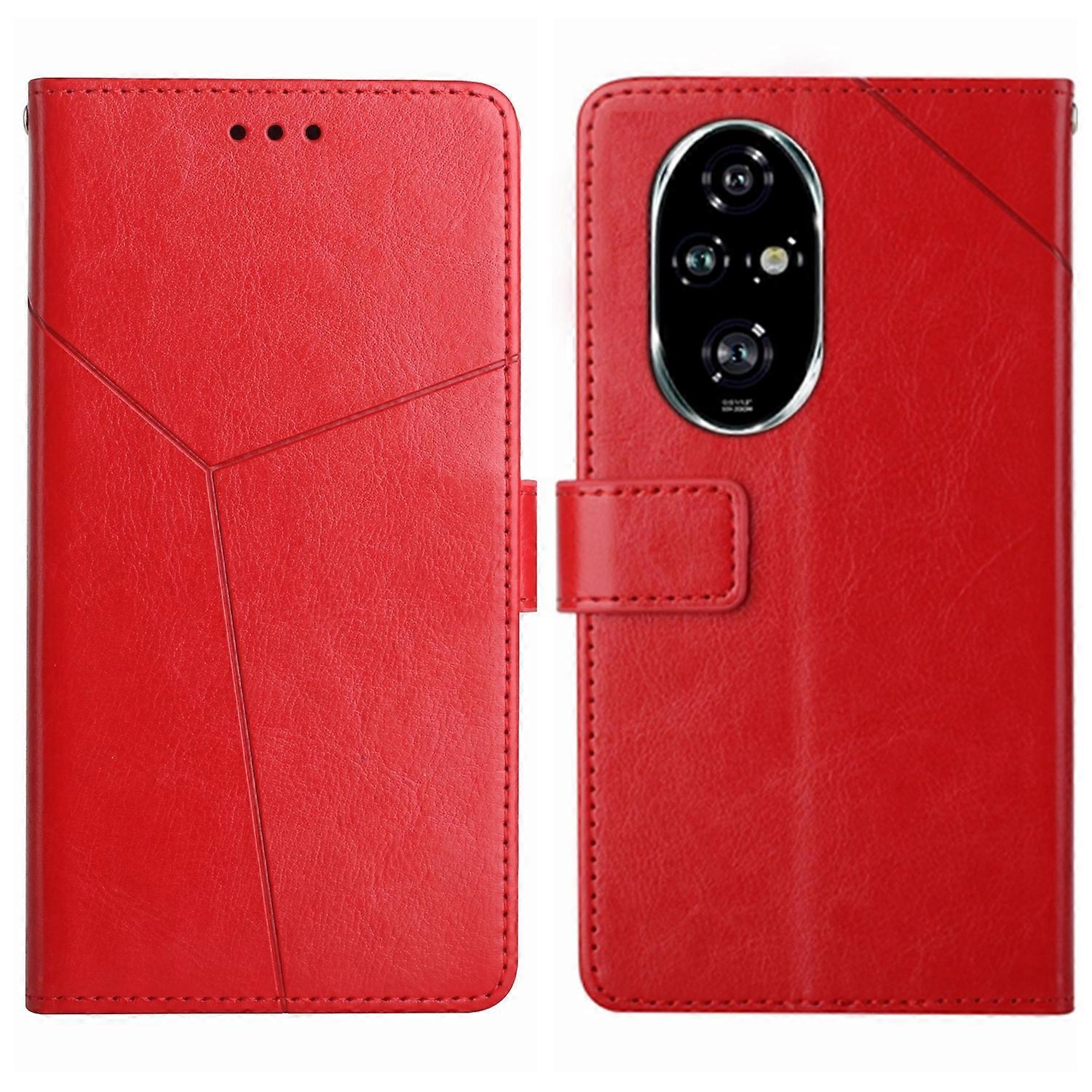 Y-shaped Pattern Flip Leather Phone Case