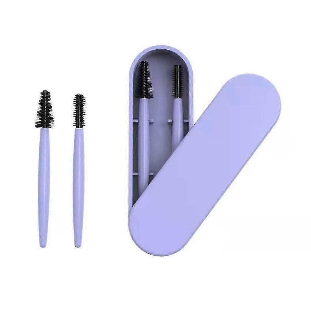 Reusable Eyebrow & Eyelash Brush with Case, Professional Makeup Kit Tool Set fast
