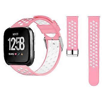 Für Fitbit Versa Einfaches, modisches Silikon-Uhrenarmband