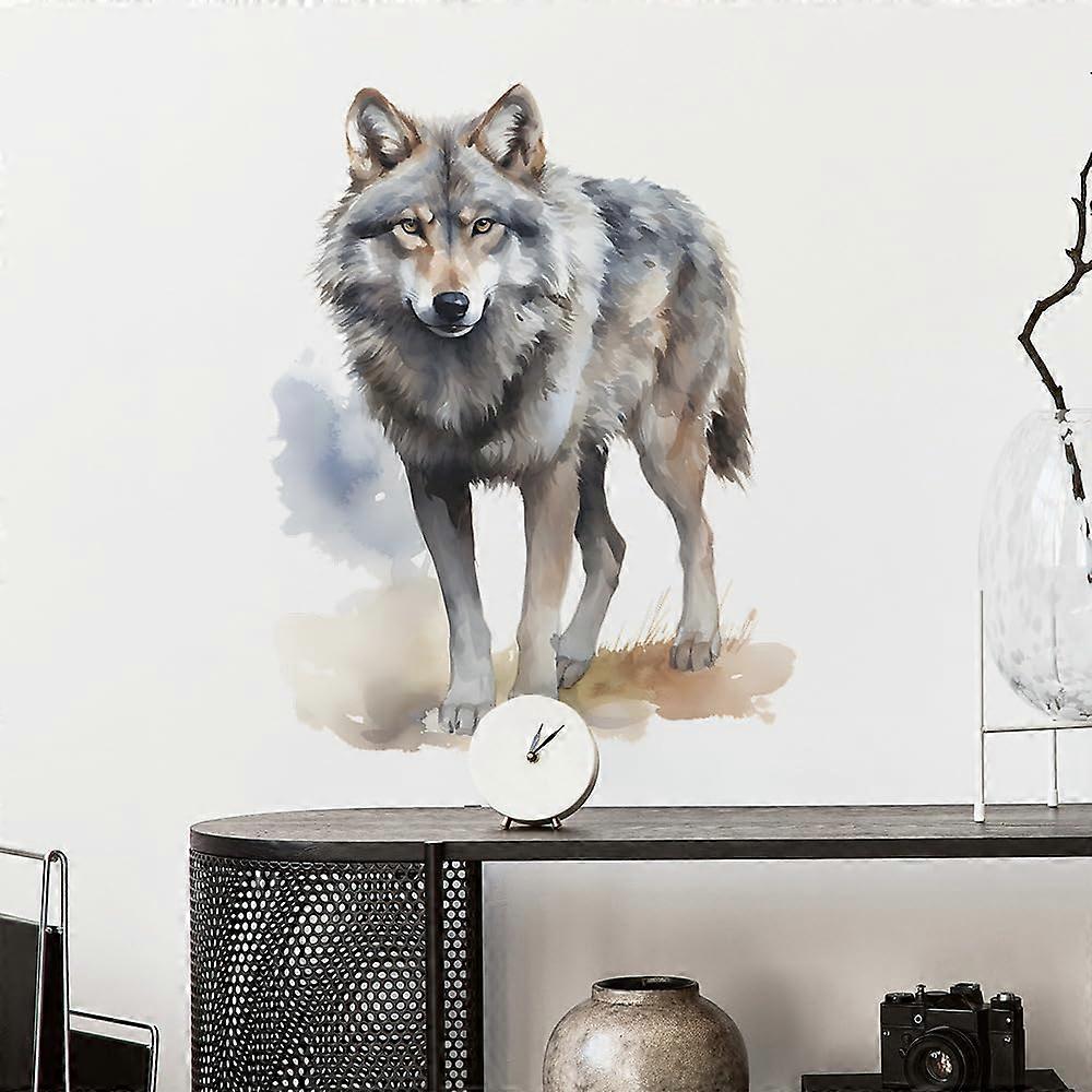 Lifelike Wolf Wall Sticker for Bedroom Playroom Decor