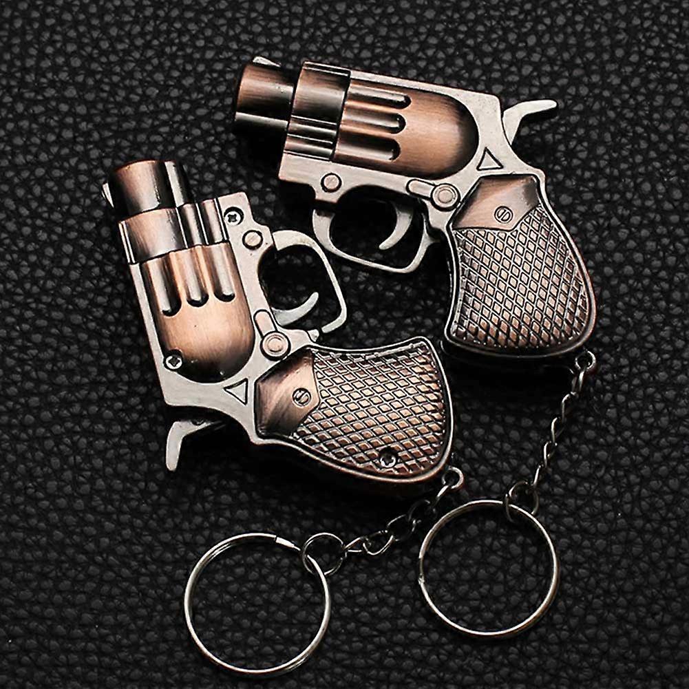 Novelty Mini Red Flame Lighter Wind Resistant Ignition Tools for Camping