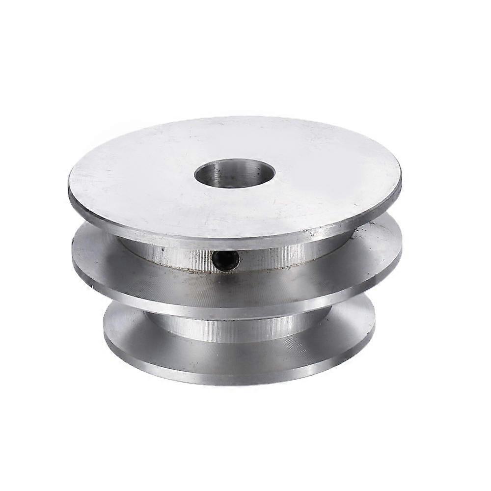 Poulie Double Gorge 40mm Et 50mm En Alliage D'Aluminium - Alésage 8-20mm Pour Courroie 10mm