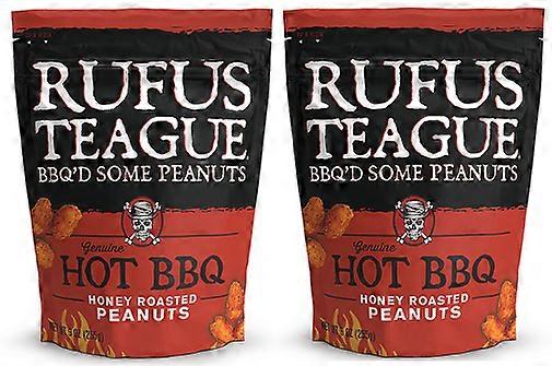 Rufus Teague Hot BBQ Honig Geröstete Erdnüsse 2er Pack