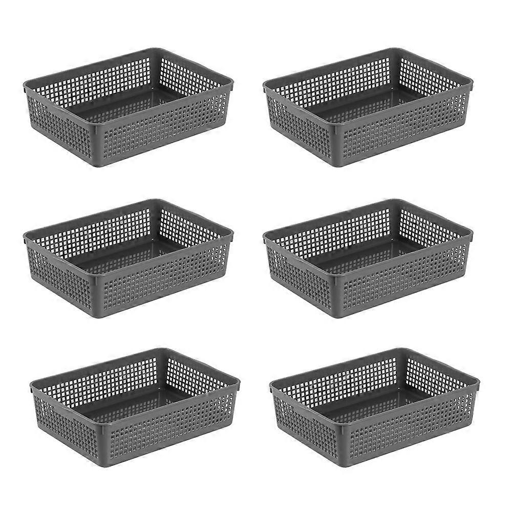 Plastic Storage Trays Organizing Baskets 34x25x9.2cm fast