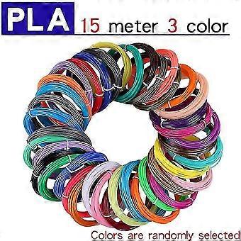 Filamento de plástico seguro, colorido e inodoro WXHPla para caneta 3D, diâmetro de 1,75 mm, ideal para impressão 3D. Ótimo presente criativo para crianças, perfeito para aniversários e Natal.