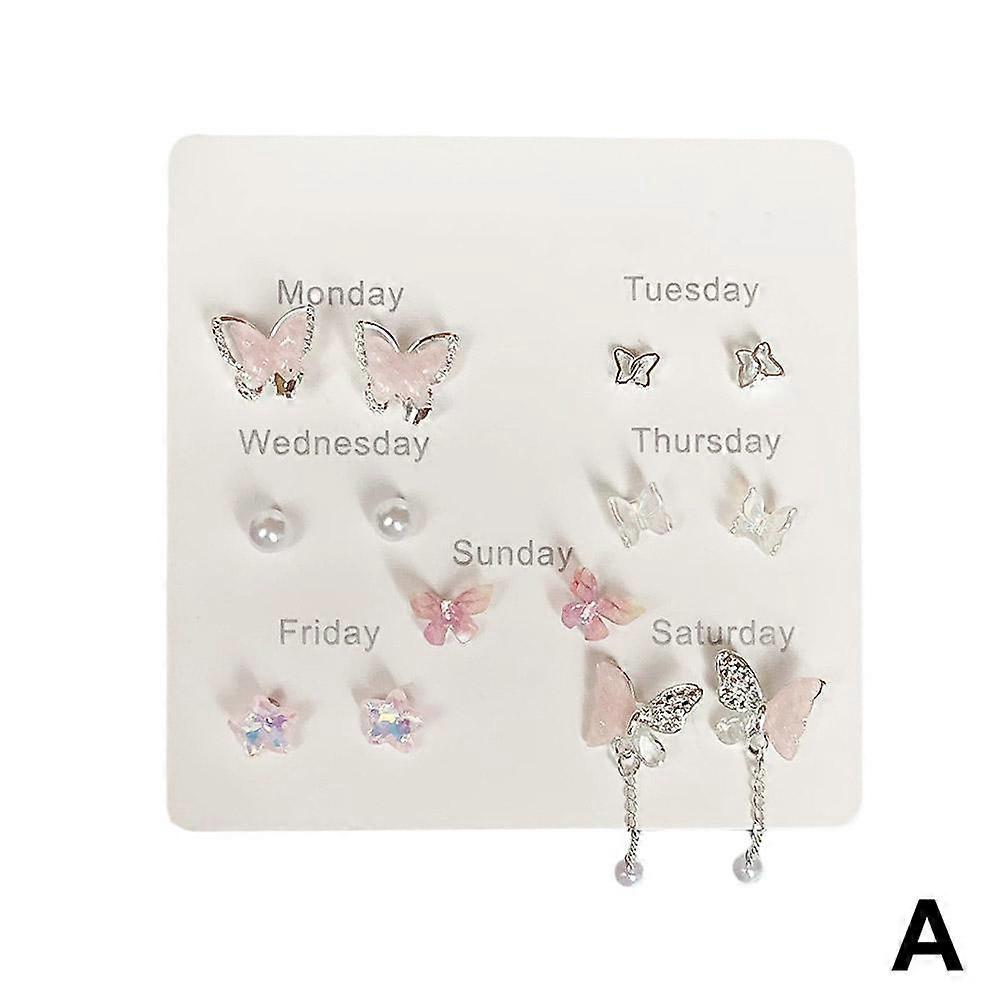 Women's One Week Earring Set