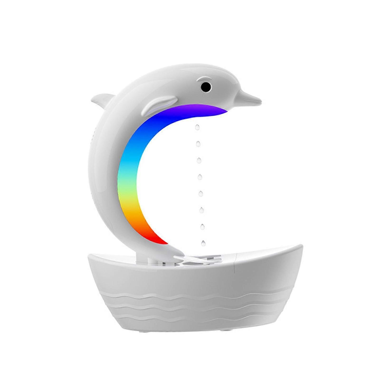 Dolphin Umidificatore per Home Office Senz'acqua Auto Off Diffusore di oli essenziali bianco