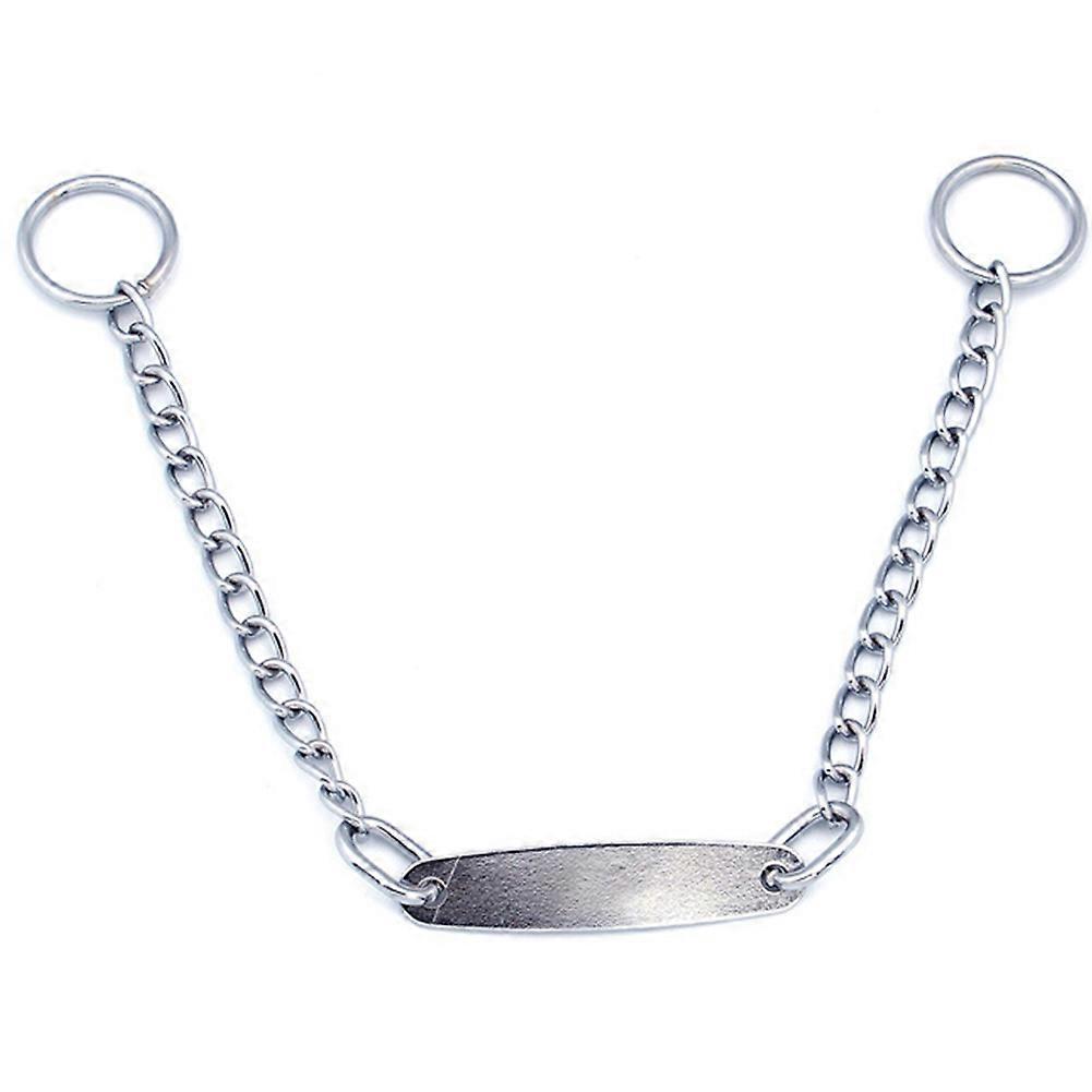 Dog Choke Collar P Metal Chain for Small Medium Large Dogs with ID Tag for Training and Behavior Control
