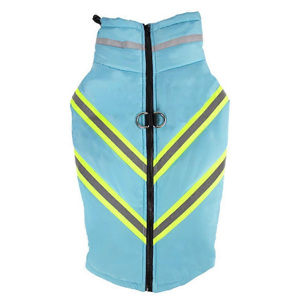 High Collar Dog Jacket Reflective Winter Coat for Dogs Warm Waterproof Windproof Pet Jacket Cold Weather Dog Clothes for Small Large Medium Dogs