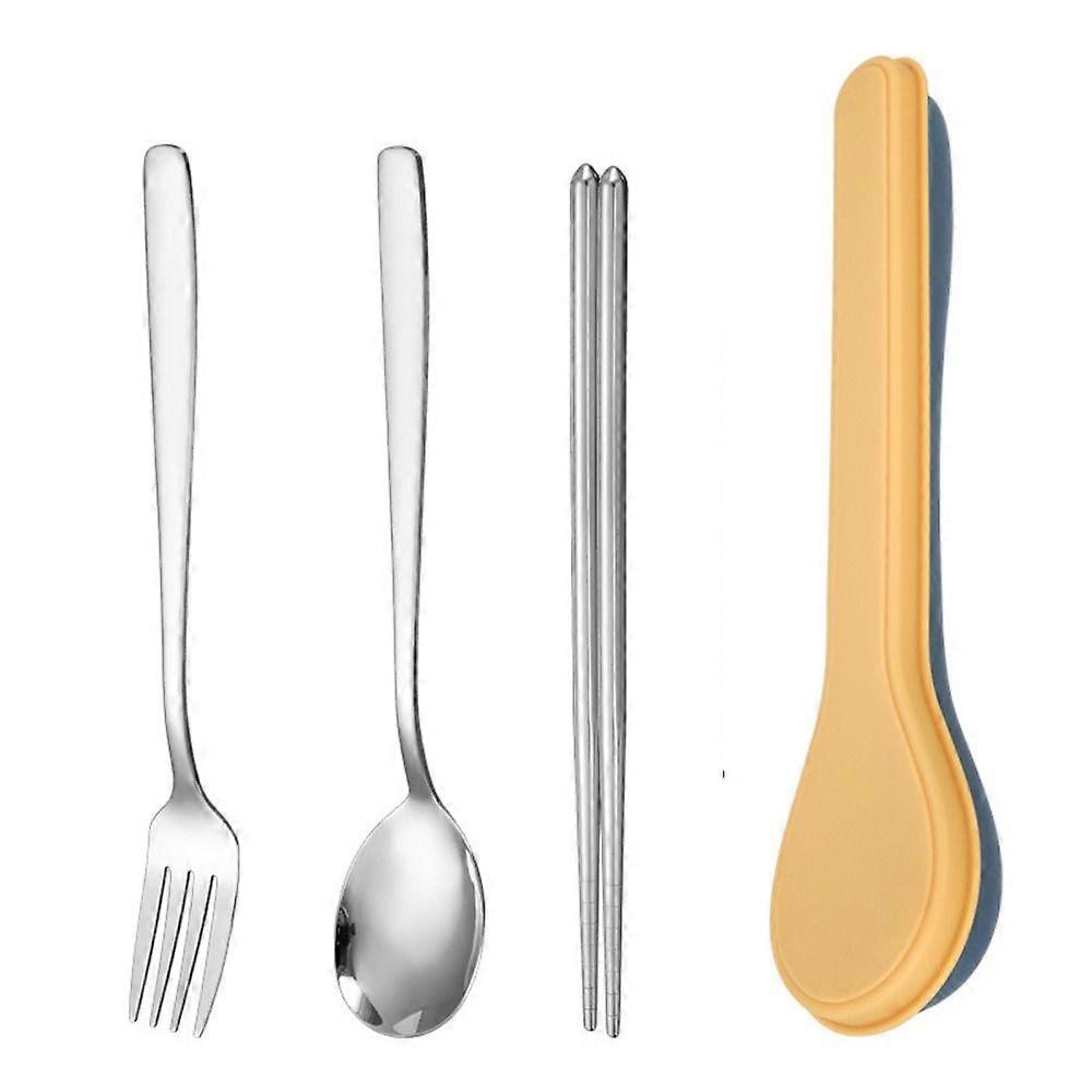 410 Stainless Steel Cutlery Set Korean Style Dinnerware New Tableware Set Home School Kitchen