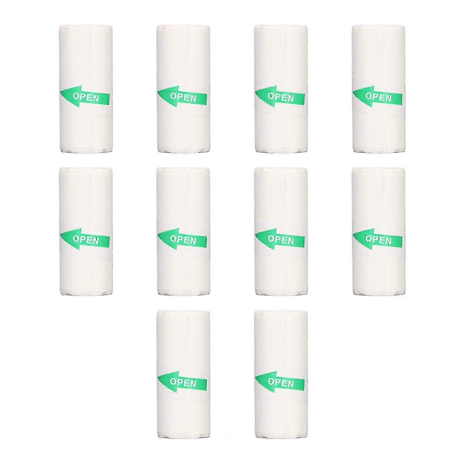 10 Roll Thermal Printer Paper Portable Thermal Self Adhesive Mini Printing Paper for Label Wrong Questions Photo 57x25mm