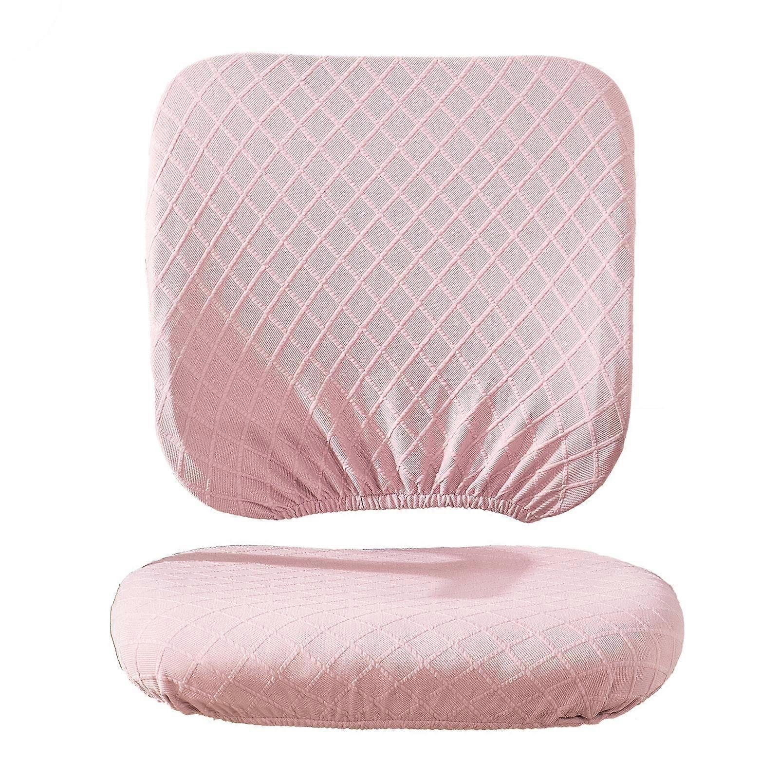 Office Seat Covers Stretchable Polyester Slipcover Rotating Computer