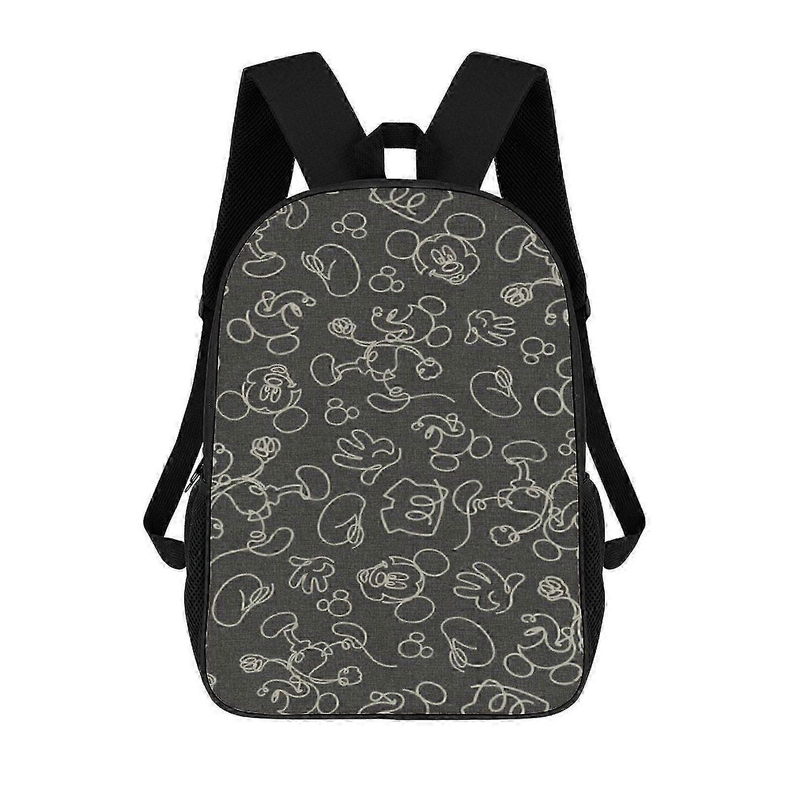 d520 Mickey Mouse Backpack Shoulders DaypackBag Work Travel Classic Unisex Backpack iii520