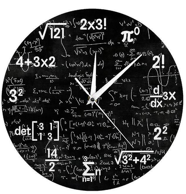 Mathematical Equation Modern Minimalist Decorative Wall Clock