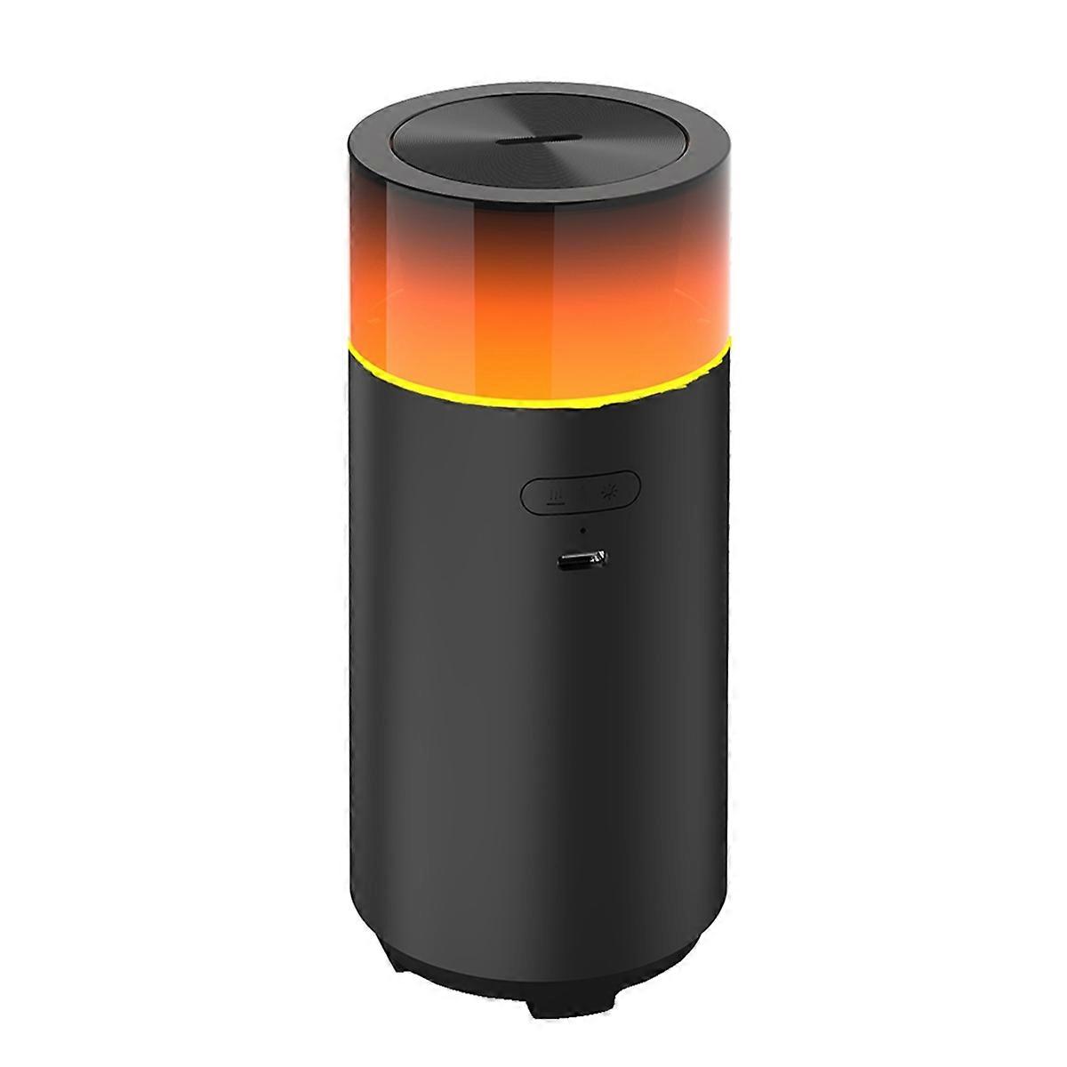 LED Light Aromatherapy Machine USB Essential Oil Diffuser Black