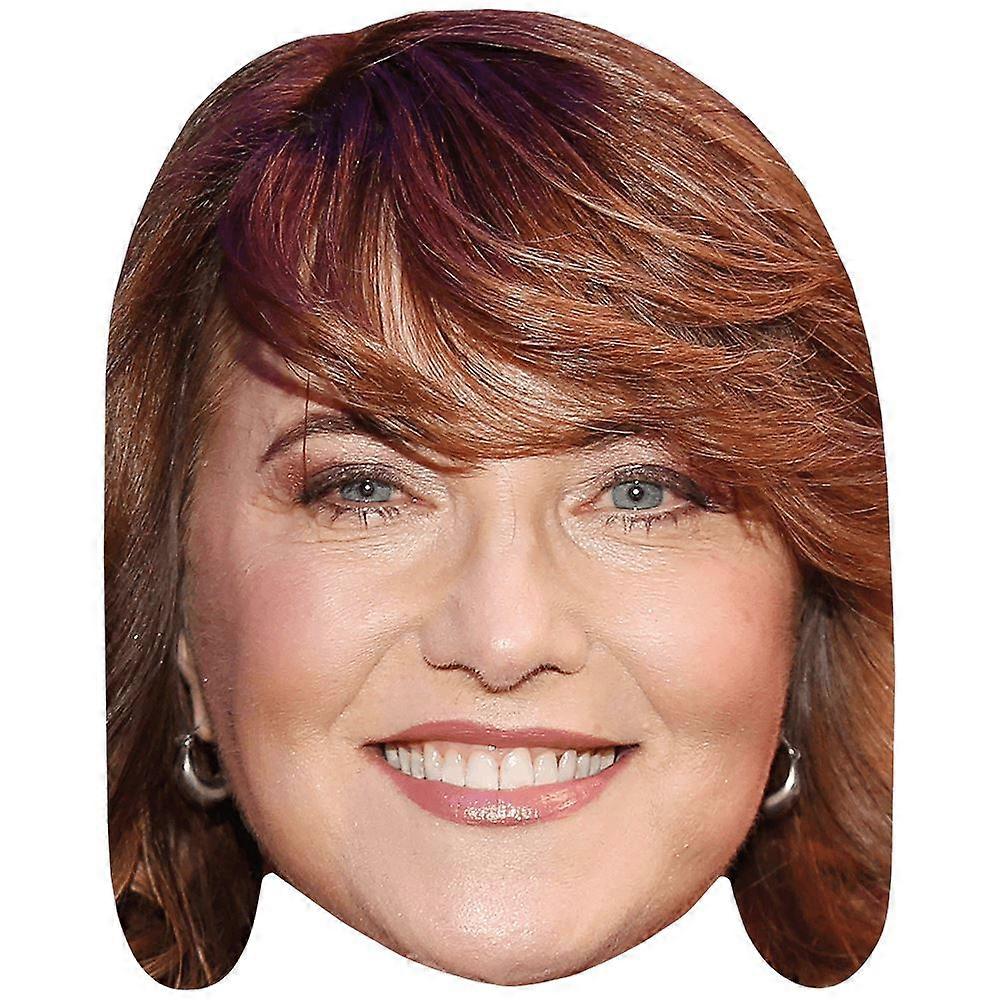 Lucy Lawless (Smile) Celebrity Mask, Flat Card Face