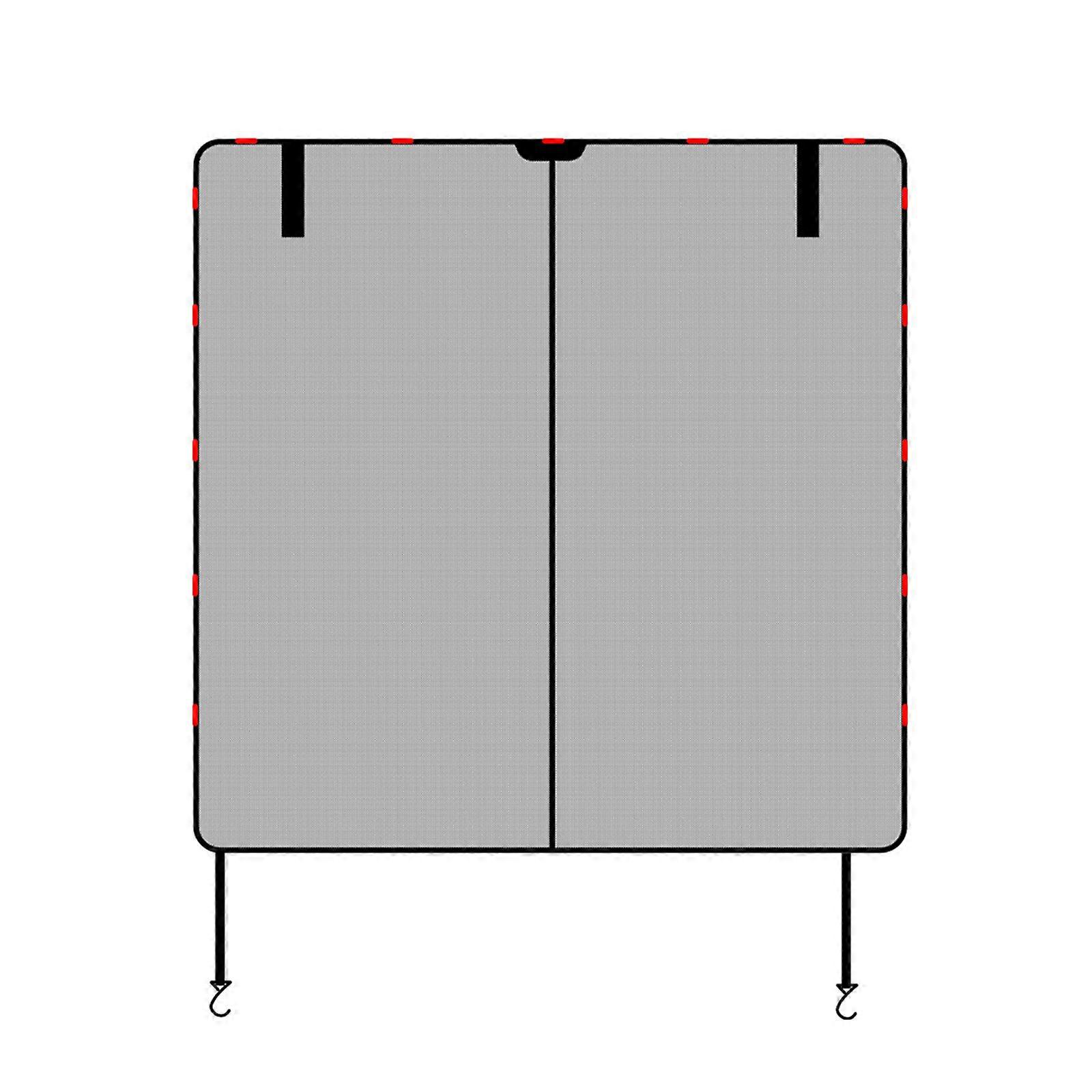 Upgrades Tailgate Screen easy installs Magnetic Tailgate Net Breathable Tailgate Curtain Gauze for Ventilation in