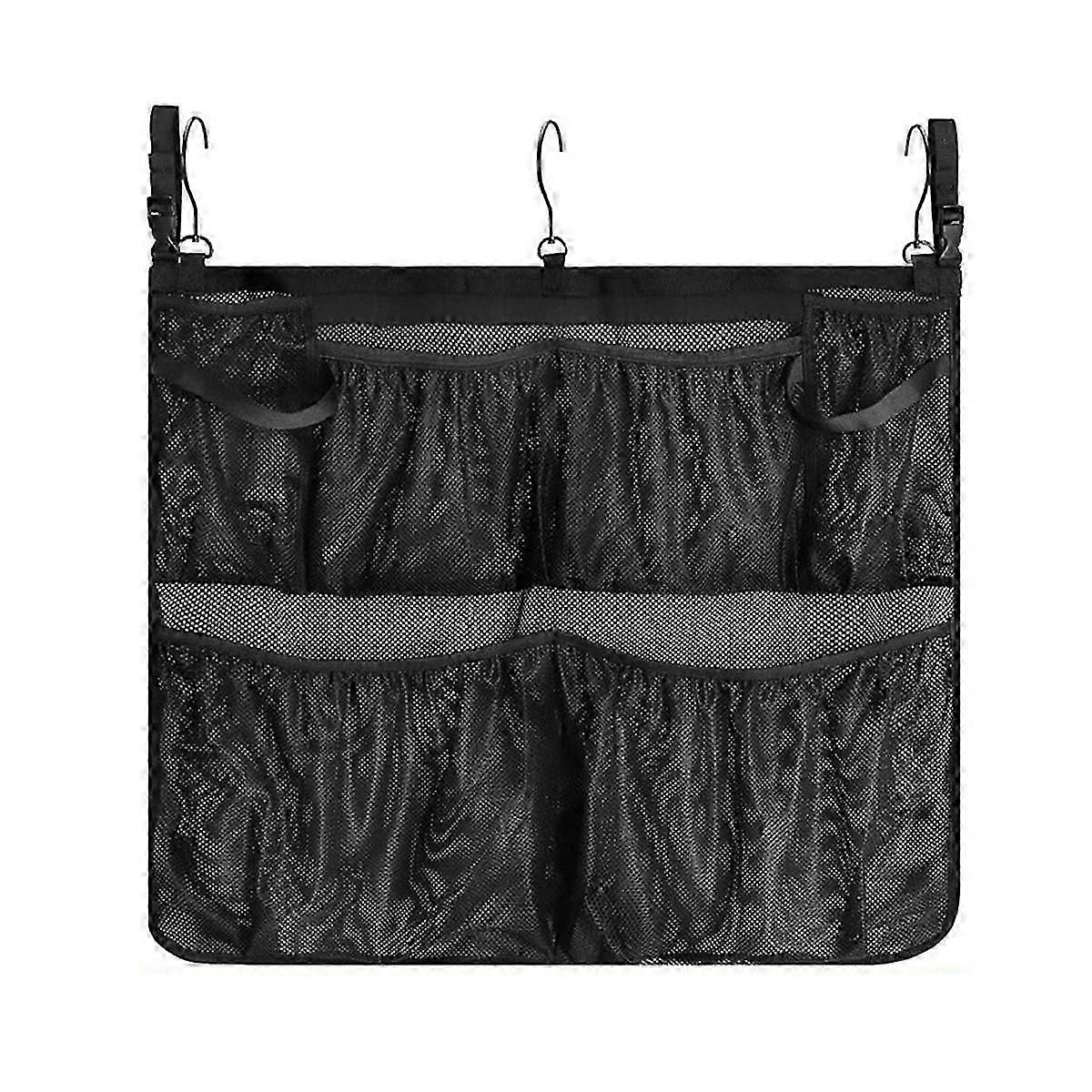 Pool Pouch,Pool Toy Bag, Mesh Fabric Pool Toy Holder with Buckle Strap, Pool Float Storage for Swimming Pools Pool