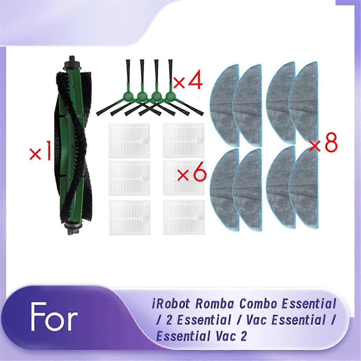 For Romba Combo Essential / 2 Essential / Vac Essential / Essential Vac 2 Robot Vacuum Main Side Br