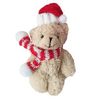 Blush Bear Pendant Lovely Joint Bear Doll Plush Key Chain Christmas Decor Handbag Accessory Kids Gift Goodie Bag Fillers  B3